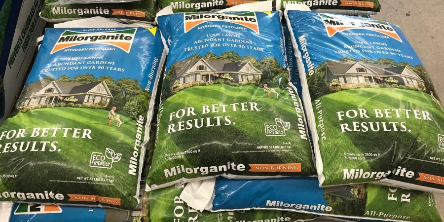 bags of milorganite