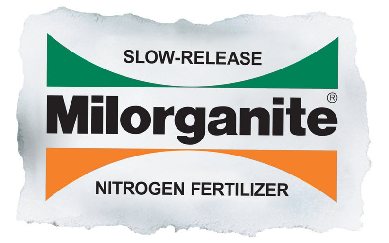 Milorganite bag and logo artwork